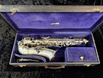 Original Silver Buescher NEW ARISTOCRAT Alto Sax - Serial # 265607